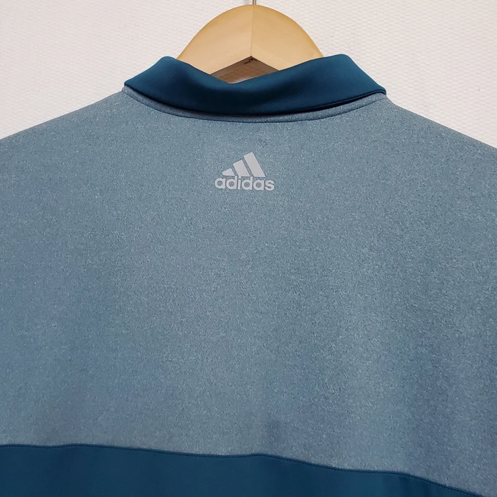 Adidas Golf Polo Shirt Teal Men's Large
